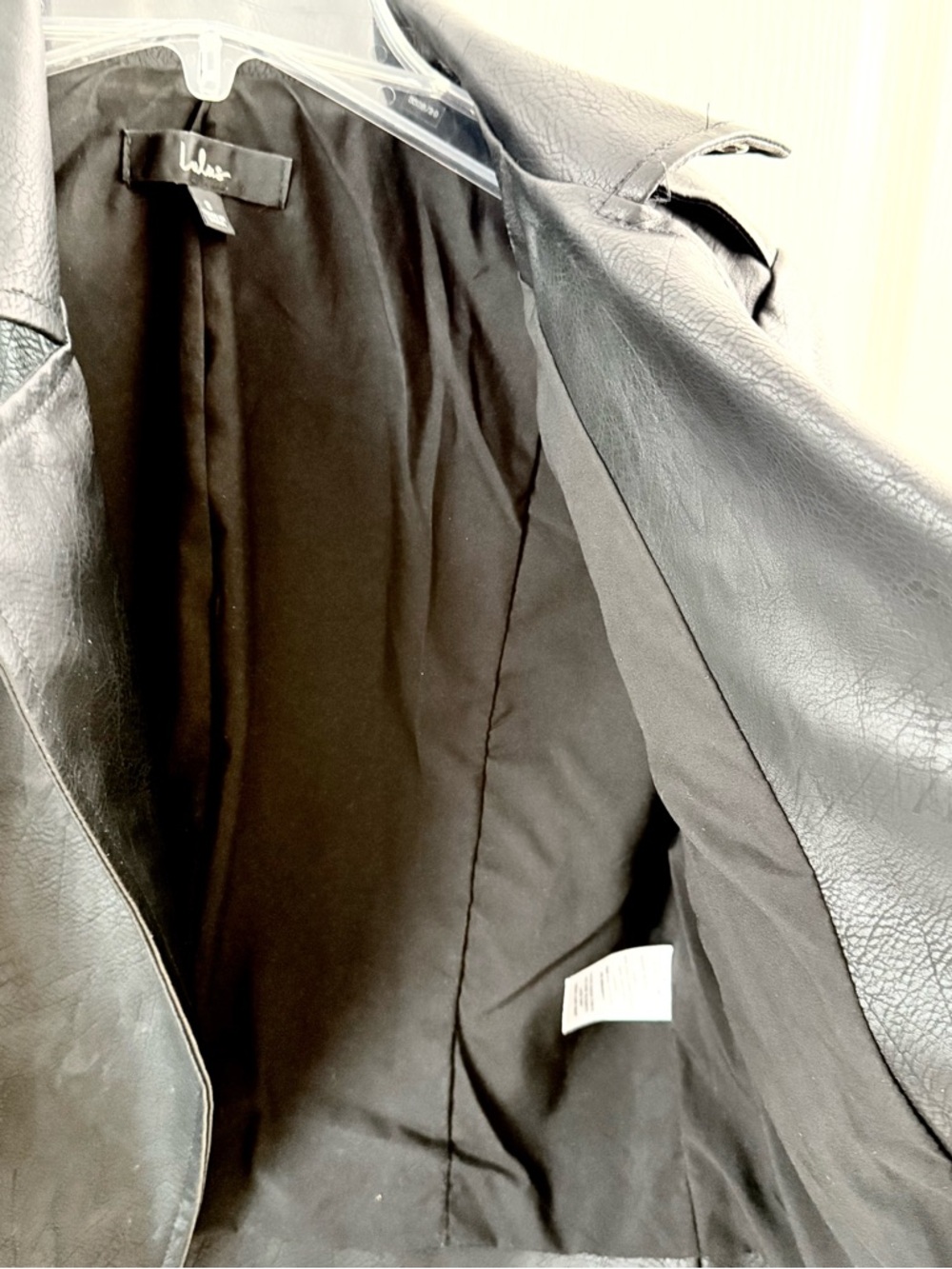 Lulu's Black Faux Leather Moto Jacket - Picture 2 of 8